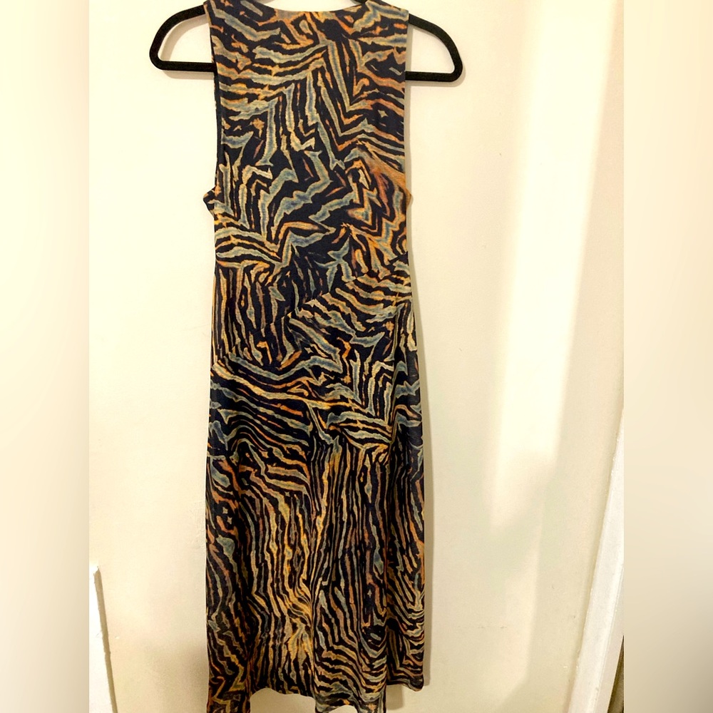 Sexy TOPSHOP Animal print Midi Tank Dress Women’s size 8